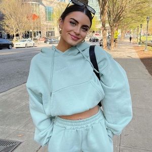 Happy Camp3r Cloud Cropped Hoodie